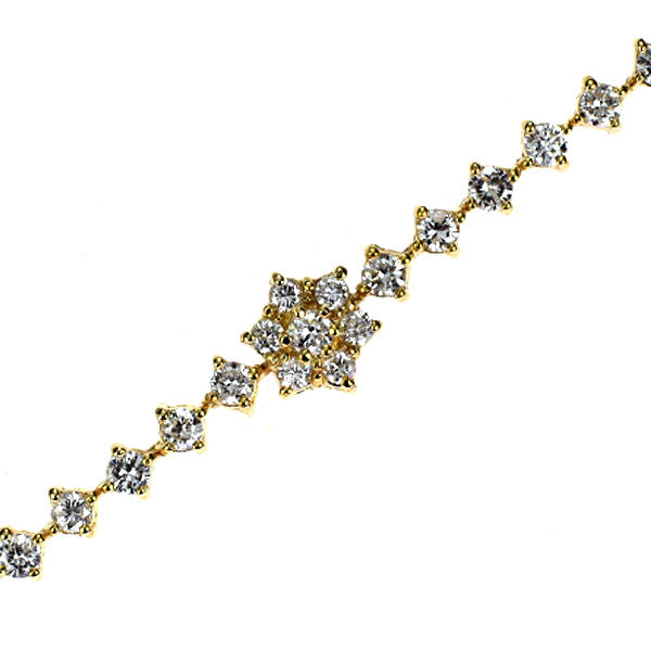 K18YG ダイヤモンド ブレスレット 2.00ct