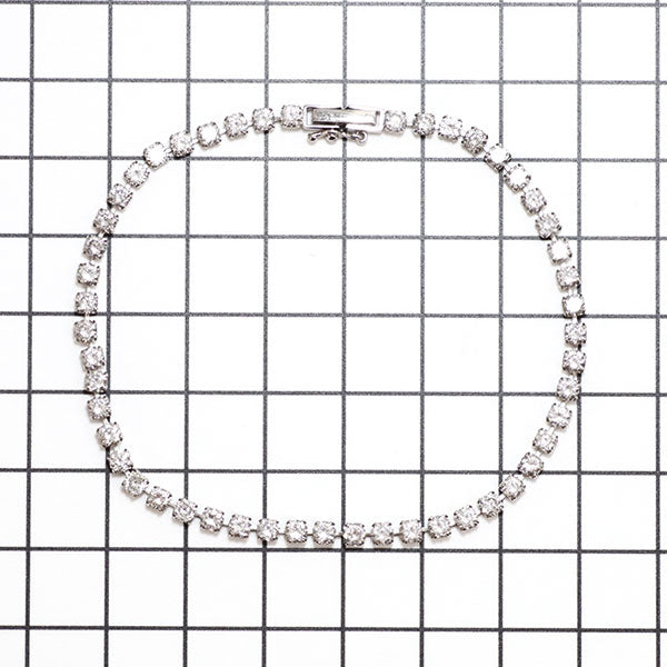 Pt850 ダイヤモンド ブレスレット 5.00ct