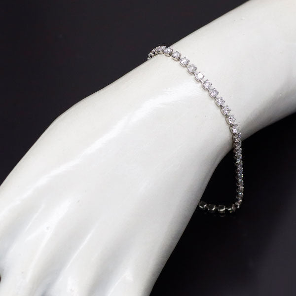 Pt850 ダイヤモンド ブレスレット 5.00ct