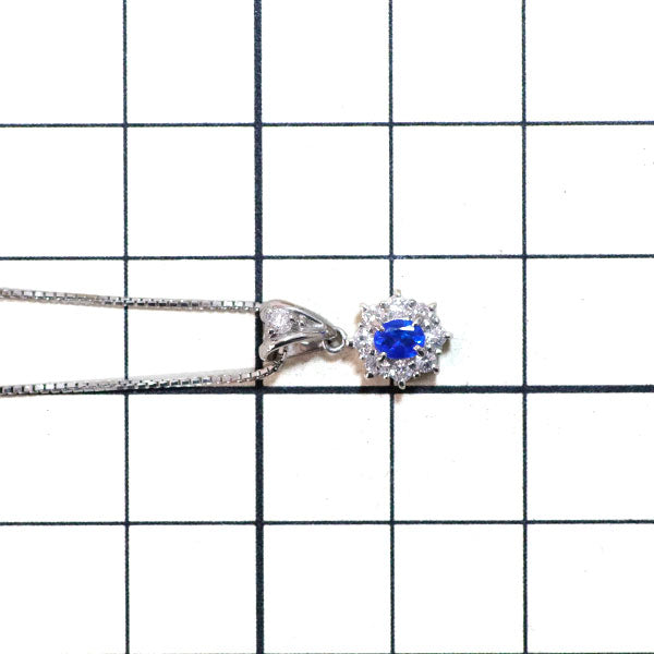 希少 Pt アウイナイト ダイヤモンド ペンダントネックレス 0.20ct D0.12ct