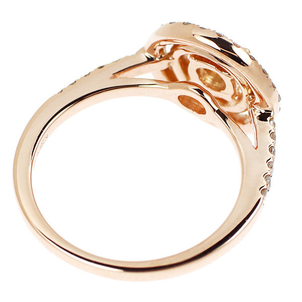 K18PG ダイヤモンド リング 0.28ct 0.50ct