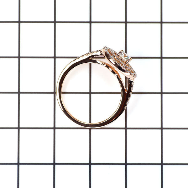 K18PG ダイヤモンド リング 0.28ct 0.50ct