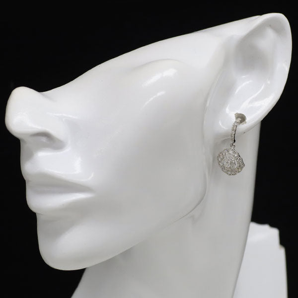 Pt950/ Pt900 ダイヤモンド ピアス 1.40ct フラワー