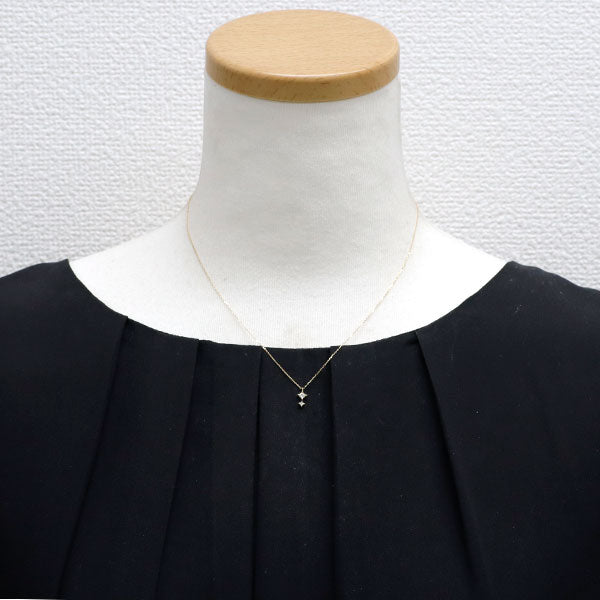 アーカー K18YG ダイヤモンド ペンダントネックレス 0.07ct アルビレオ スター