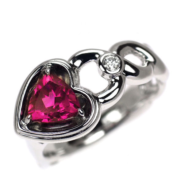 梶光夫 K18WG ピンクトルマリン ダイヤモンド リング 0.89ct D0.03ct — セルビーオンラインストア