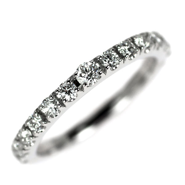 wish upon a star Pt900 ダイヤモンド リング 0.046ct D0.28ct ピンキー ハーフエタニティ