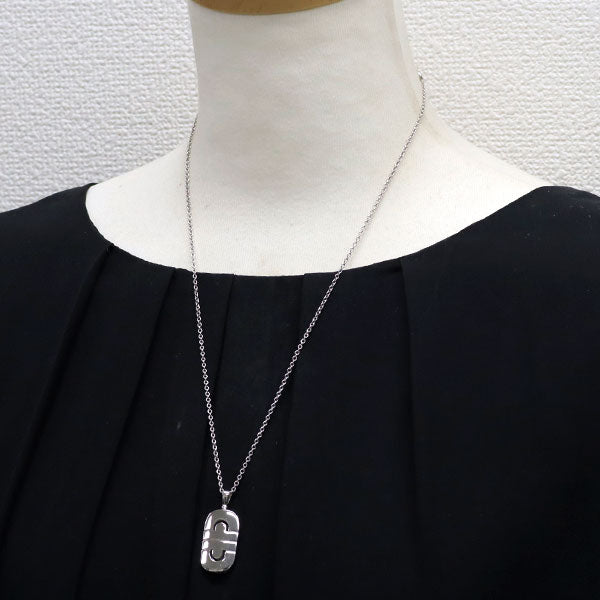 ブルガリ K18WG ペンダントネックレス パレンテシ