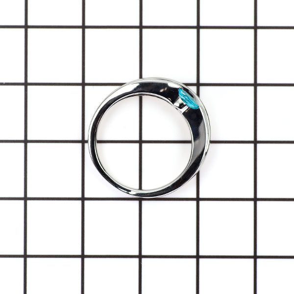 K18WG ブラジル産 パライバトルマリン リング 0.17ct