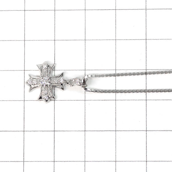 ゆきざき Pt ダイヤモンド ペンダントネックレス 0.08ct D0.12ct レガリア