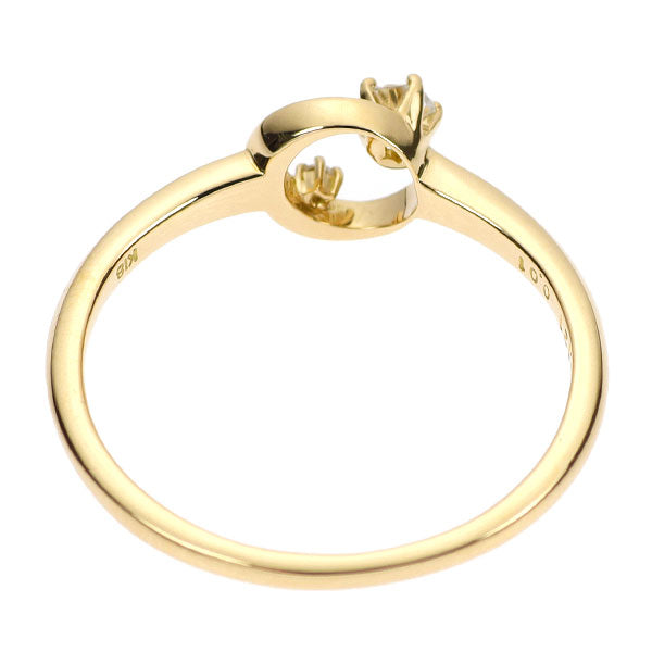wish upon a star K18YG ダイヤモンド  リング 0.121ct D0.01ct