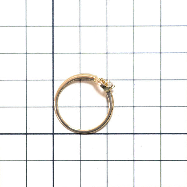wish upon a star K18YG ダイヤモンド  リング 0.121ct D0.01ct