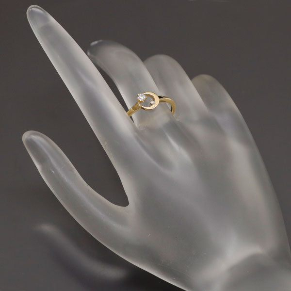 wish upon a star K18YG ダイヤモンド  リング 0.121ct D0.01ct