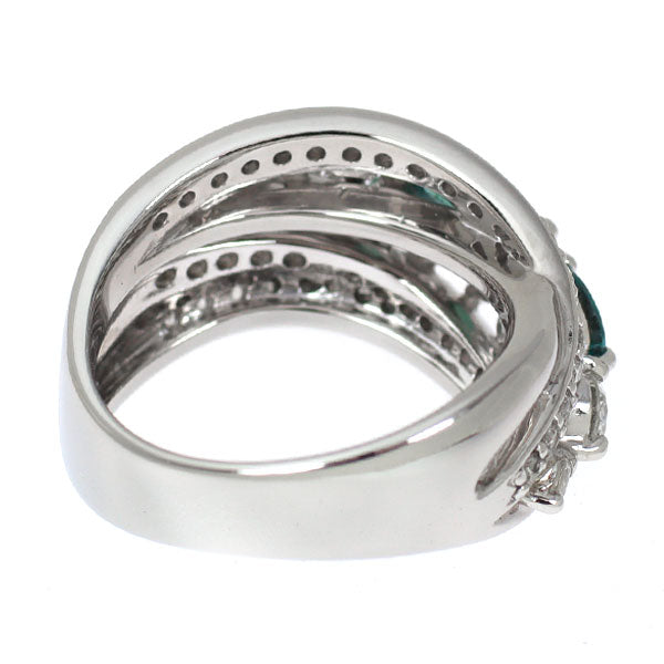 Pt900 アレキサンドライト ダイヤモンド リング 0.85ct D1.02ct 希少
