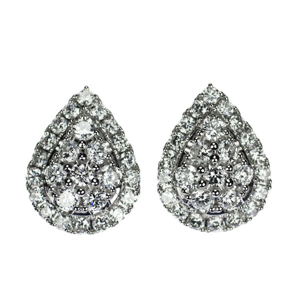 計0.6ct ブラウンダイヤモンドピアス プラチナ/天然ダイヤモンド - メルカリ