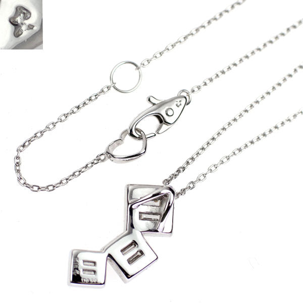 ポンテヴェキオ K18WG ダイヤモンド ペンダントネックレス 0.39ct