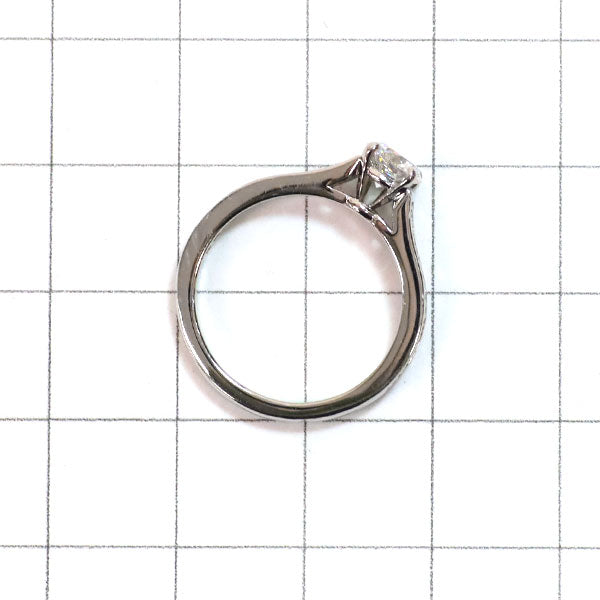 カルティエ Pt950 ダイヤモンド リング 0.50ct D VS1 3EX MKコーフィル 49号