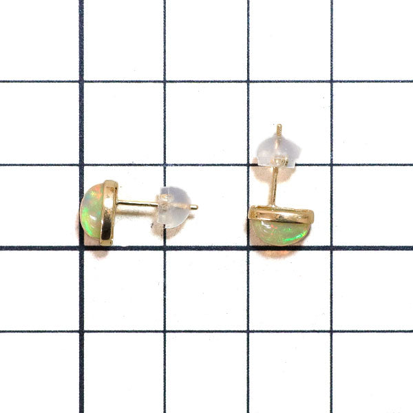 K18YG オパール ピアス 1.00ct