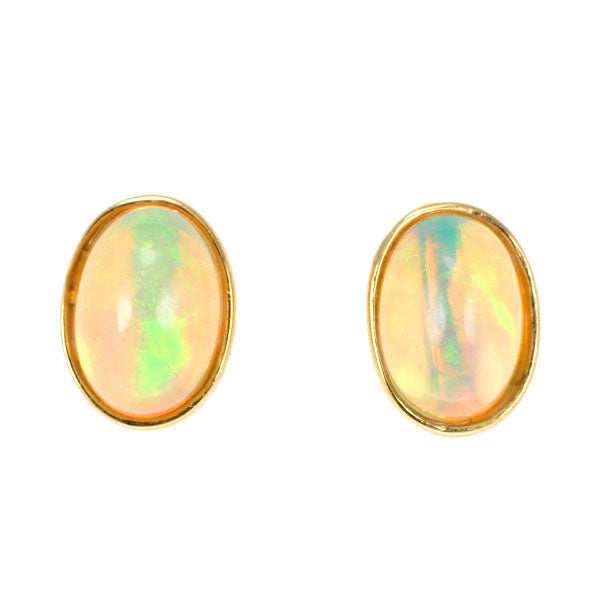 K18YG オパール ピアス 1.00ct
