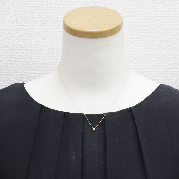 アーカー/ahkah K18YG ダイヤモンド ペンダントネックレス ティア