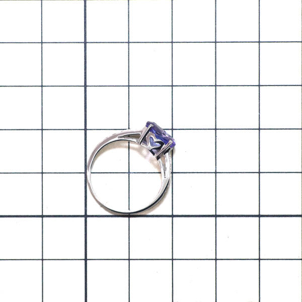 GSTV K18WG タンザナイト ダイヤモンド リング 1.589ct D0.065ct