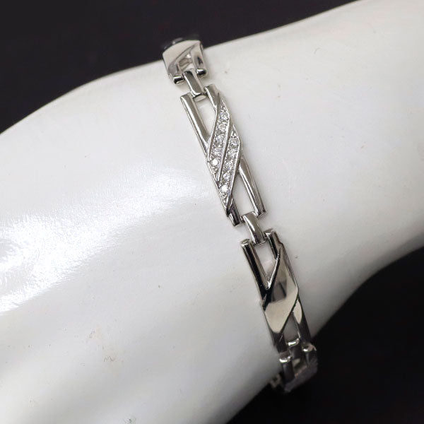 Pt850 ダイヤモンド ブレスレット 0.30ct