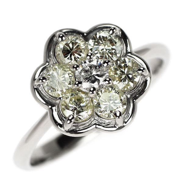 Pt900 ダイヤモンド リング 1.00ct フラワー