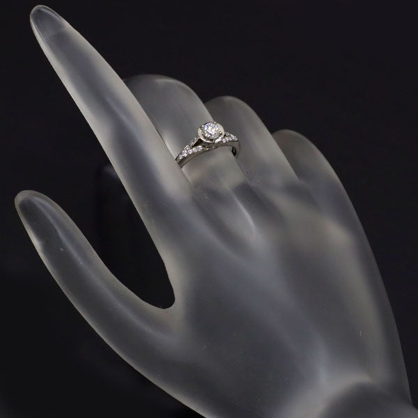 ブルガリ Pt950 ダイヤモンド リング 0.33ct D IF 3EX インコントロダモーレ
