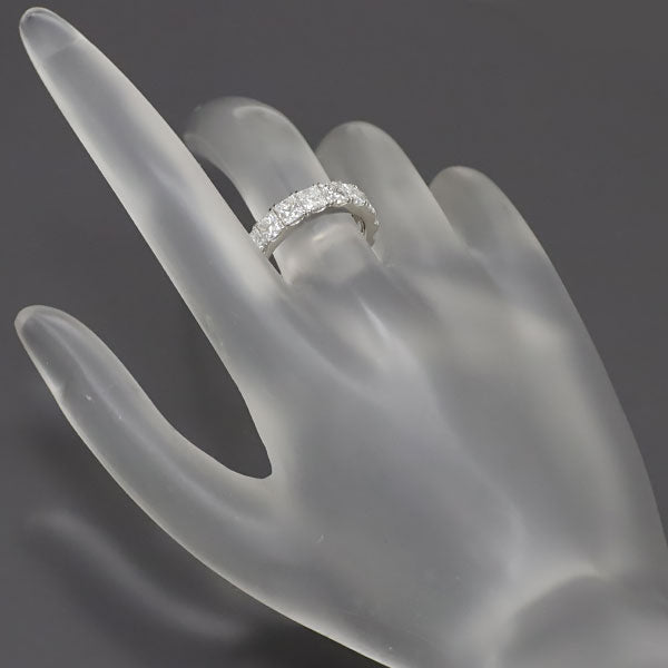 プリンセスカットダイヤモンドリングＤ0.566ct F-VS2 D 0.240ct Pt950 中央宝石研究所鑑定書付