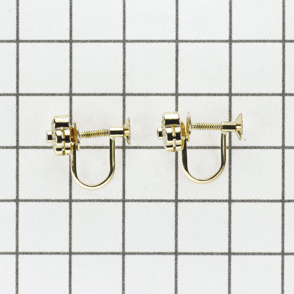 ミラショーン K18YG ダイヤモンド イヤリング 0.59ct フラワー