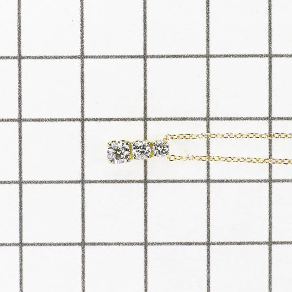 ポンテヴェキオ K18YG ダイヤモンド ペンダントネックレス 0.35ct