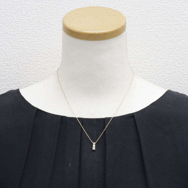 ポンテヴェキオ K18YG ダイヤモンド ペンダントネックレス 0.35ct