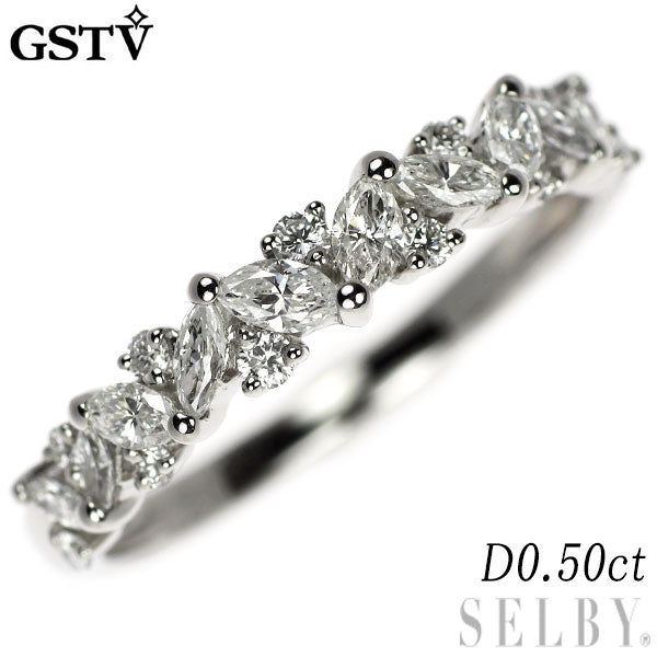 GSTV Pt950 ダイヤモンド リング 0.50ct