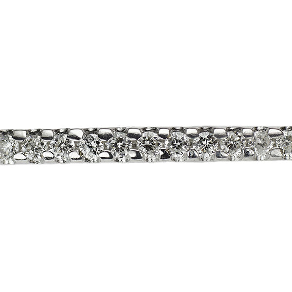 ポンテヴェキオ K18WG ダイヤモンド バングル 0.35ct