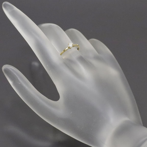 アーカー K18YG ダイヤモンド リング 0.15ct