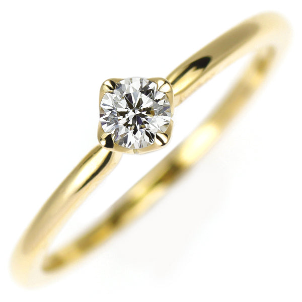 アーカー K18YG ダイヤモンド リング 0.15ct