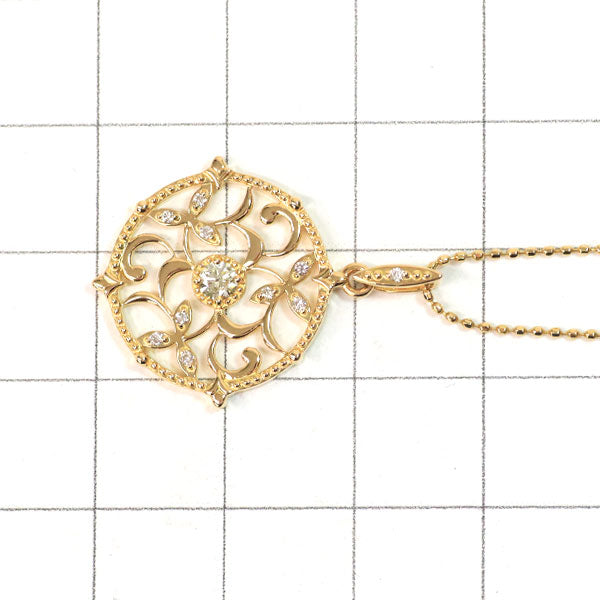 K18YG ダイヤモンド ペンダントネックレス 0.15ct