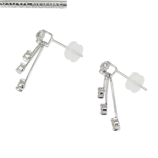 ヴァンドーム青山 K18WG ダイヤモンド ピアス 0.30ct