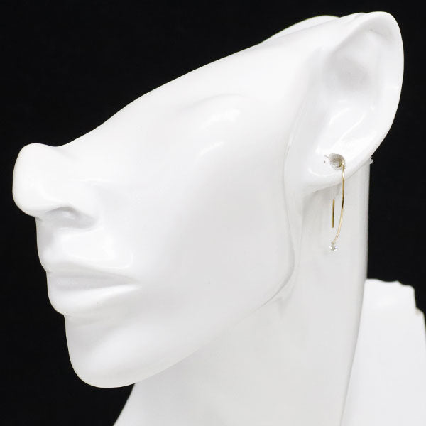 アーカー K18YG ダイヤモンド ピアス 0.12ct