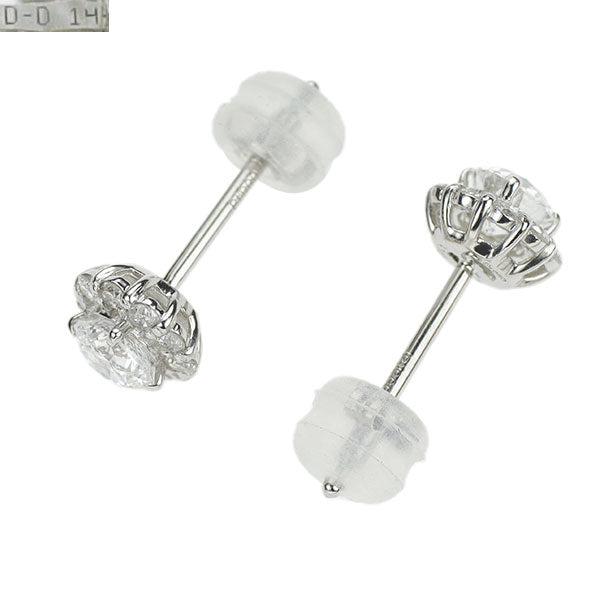 新品 Pt900/ Pt950 D&D144 ダイヤモンド ピアス 0.620ct D/E VS1/SI1 D0.28ct 【エスコレ】