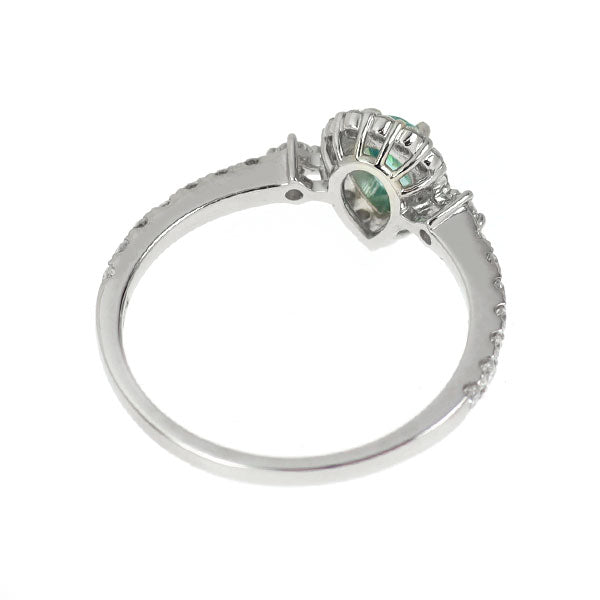 新品 希少 Pt950 宝石品質 ブルーコーネルピン ダイヤモンド リング 0.355ct D0.34ct 【エスコレ】