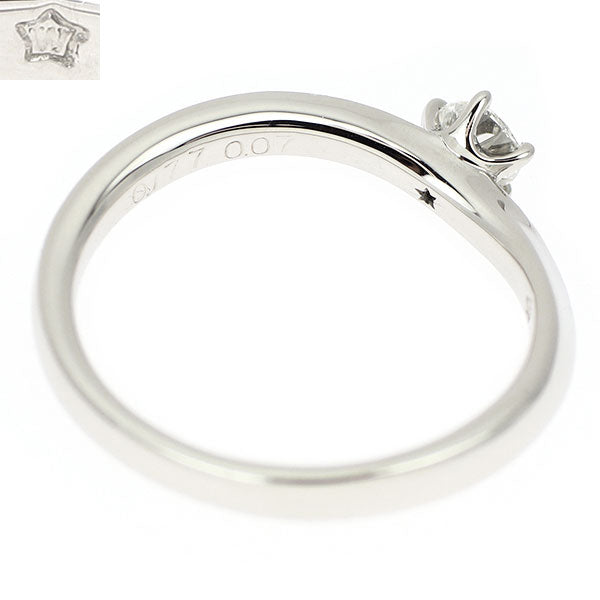 wish upon a star Pt950 ダイヤモンド  リング 0.177ct D0.07ct
