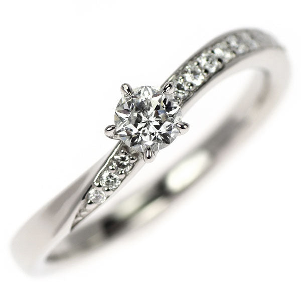 wish upon a star Pt950 ダイヤモンド  リング 0.177ct D0.07ct