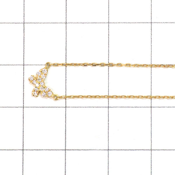 ヴィヴィアンクチュール/アーカー K18YG ダイヤモンド ペンダントネックレス 0.06ct 蝶