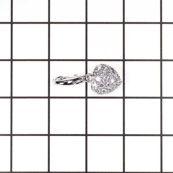 ポンテヴェキオ K18WG ダイヤモンド チャーム 0.30ct ハート