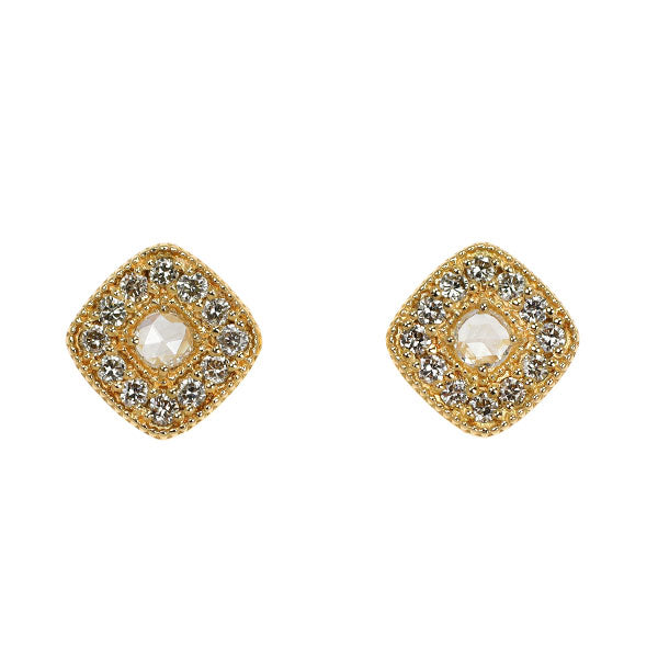 アガット/agete K18YG  ダイヤモンド ピアス 0.08ct