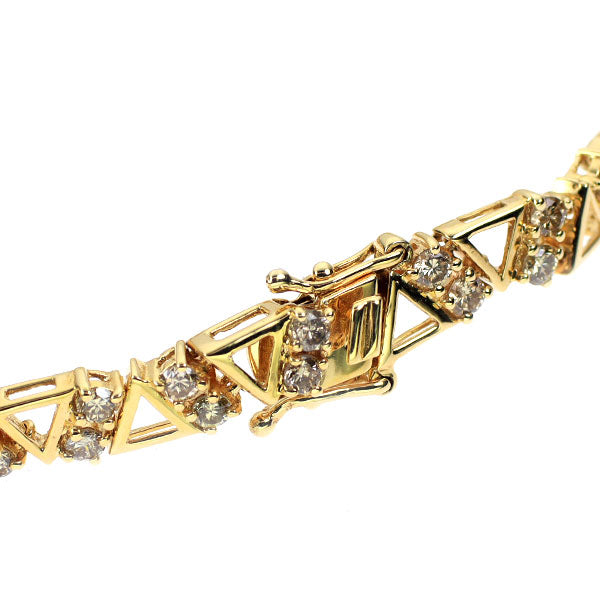 K18YG ダイヤモンド ブレスレット 5.00ct