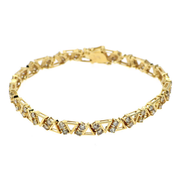 K18YG ダイヤモンド ブレスレット 5.00ct