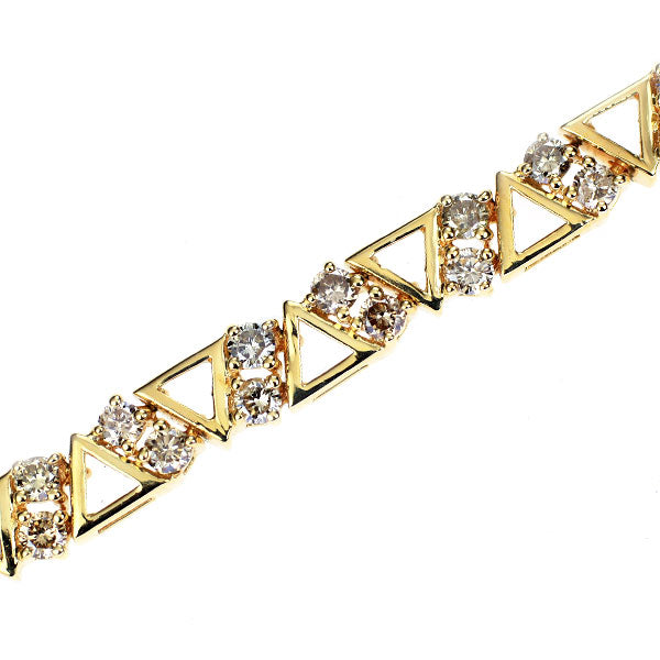 K18YG ダイヤモンド ブレスレット 5.00ct
