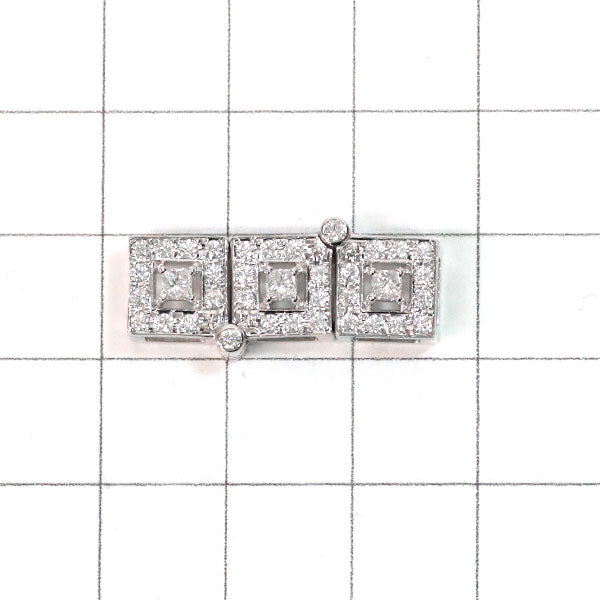 田崎真珠 K18WG ダイヤモンド ペンダントトップ 0.62ct  2WAY