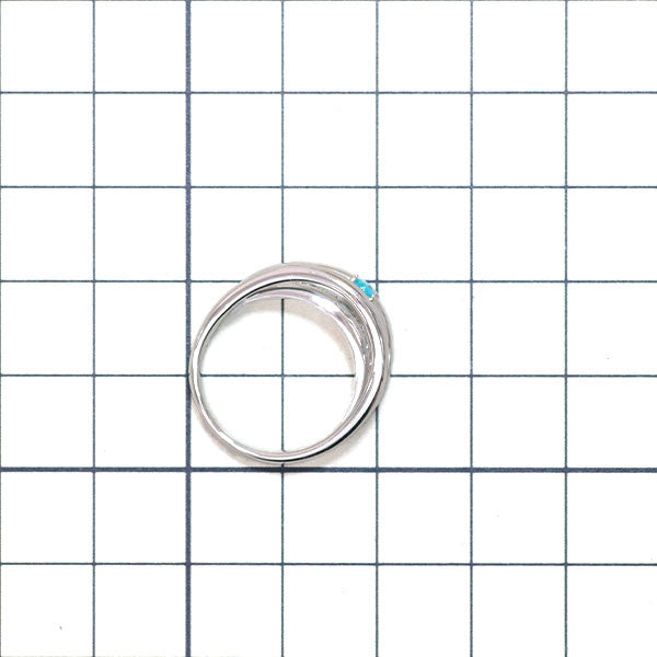 Pt900 パライバ トルマリン ダイヤモンド リング 0.17ct D0.10ct